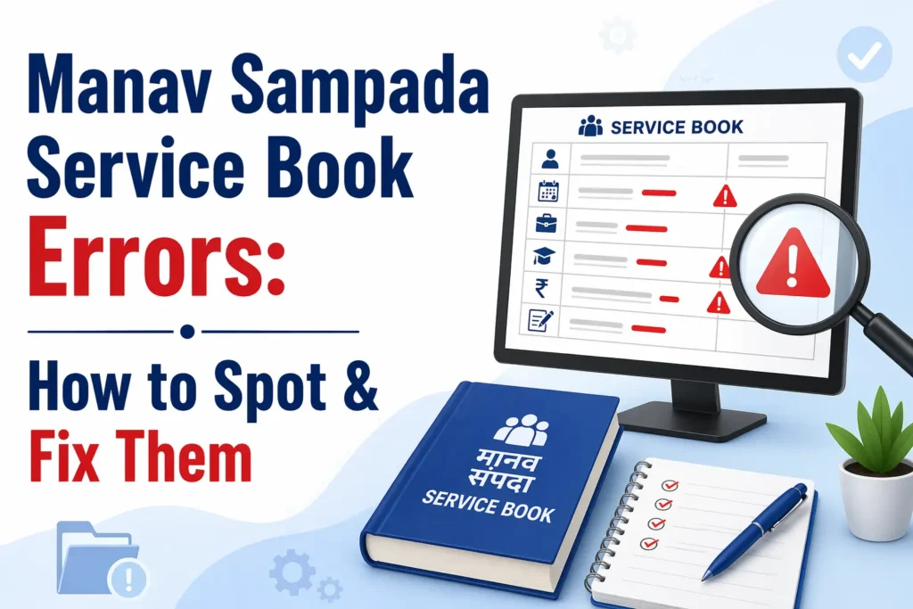 Manav Sampada Service Book Errors: How to Spot & Fix Them