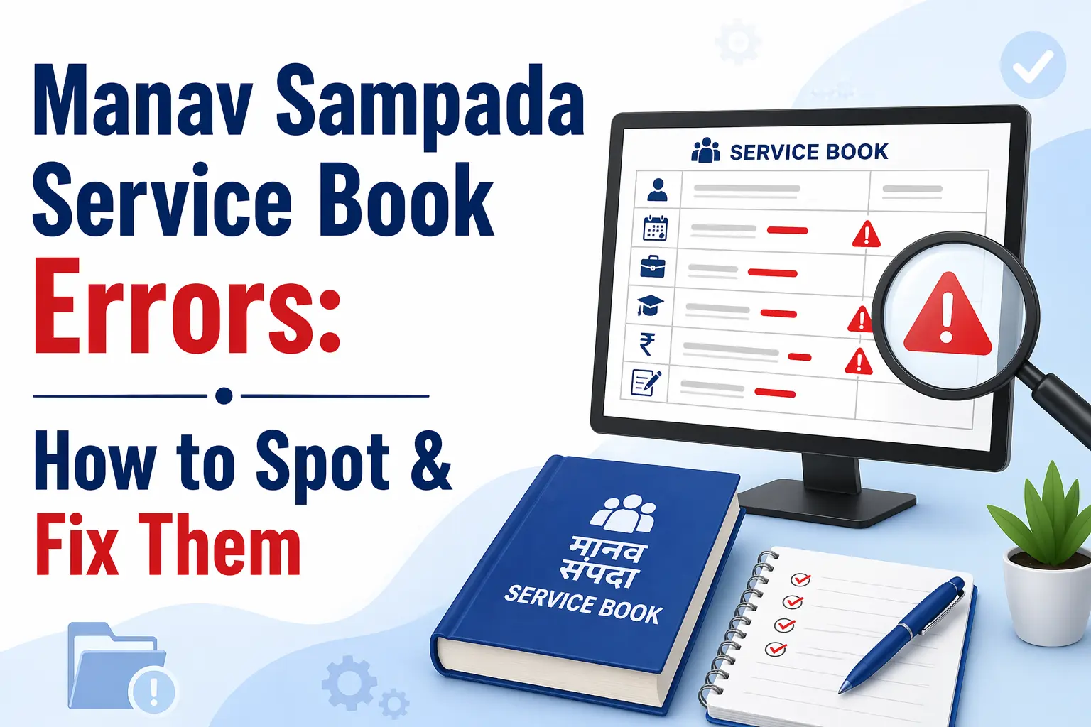 Manav Sampada Service Book Errors: How to Spot & Fix Them